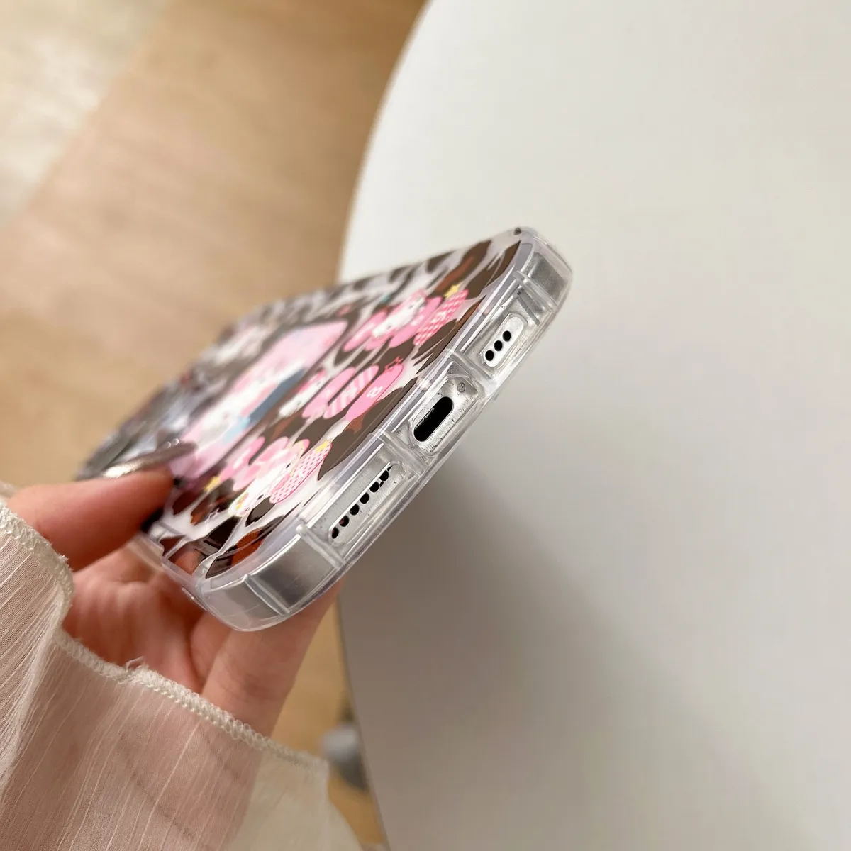 大哥大豹纹kitty适用苹果16promax手机壳相框卡通创意iphone13新款大哥大造型15promax全包保护套 - 图片 5