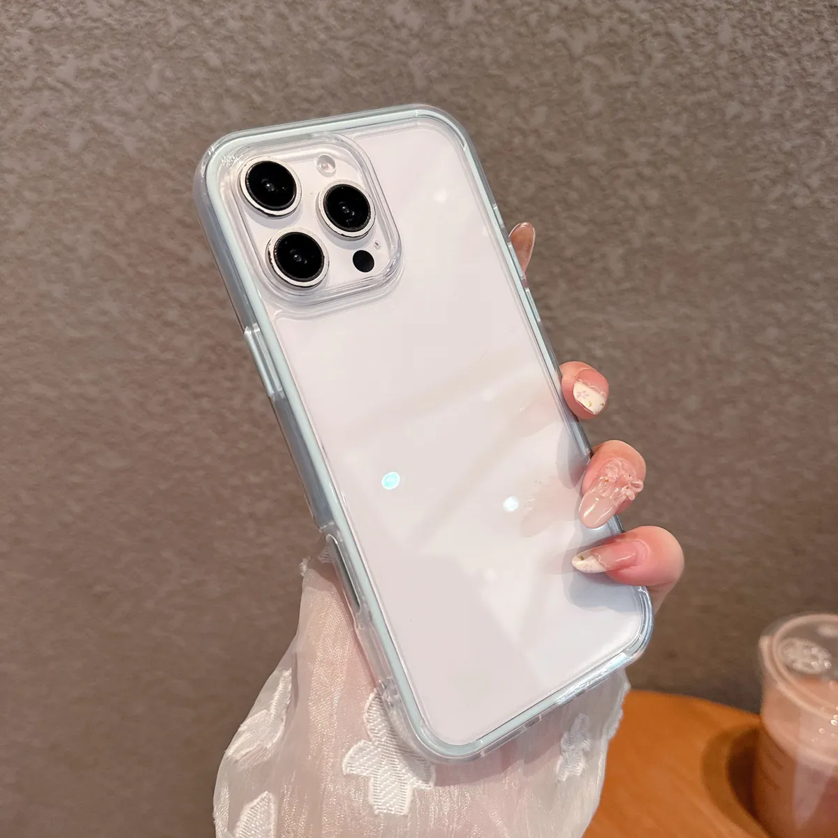 苹果16 ins高颜值透色iPhone16promax手机壳硅胶15plus三合一14promax新款13promax防摔12promax保护套11软12 - 图片 10
