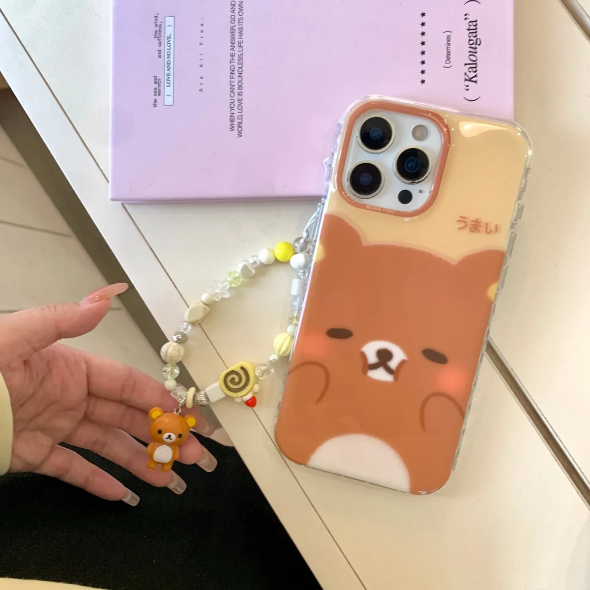 捏捏脸轻松熊适用于苹果16/15/14/13/promax手机壳iphone16promax可爱卡通 - 图片 10