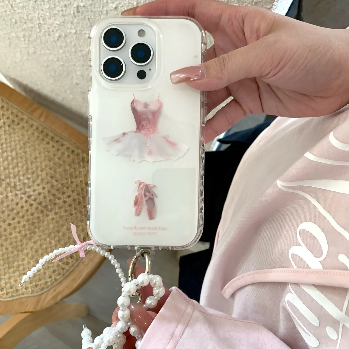 芭蕾裙挂饰适用于苹果16/15/14/13/promax手机壳iphone16promax可爱卡通