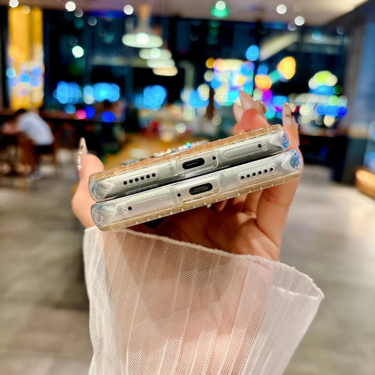 适用mate70Pro手机壳mate60晕染爱心手链p80pro简约女款p70网红新款创意手机套 - 图片 12