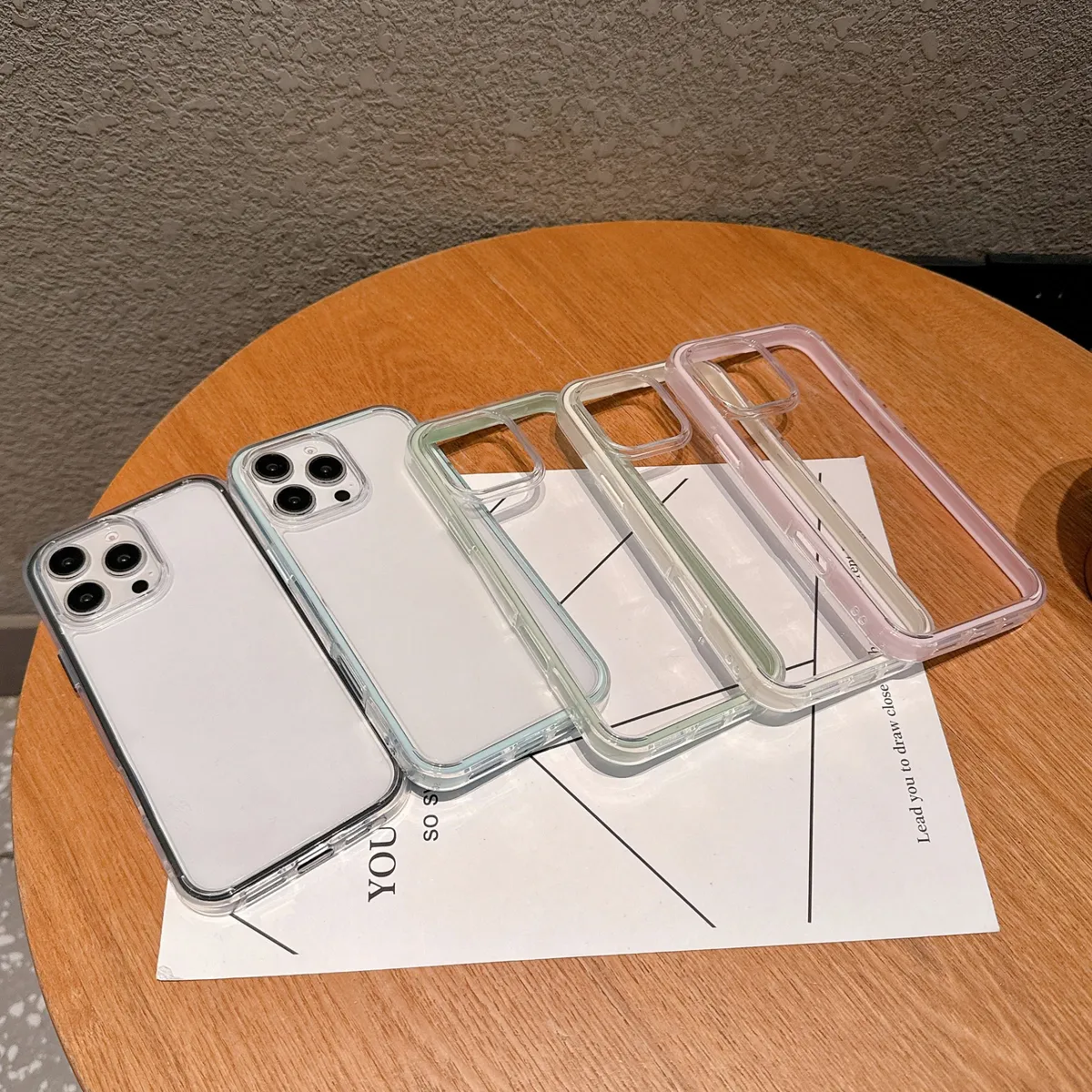 苹果16 ins高颜值透色iPhone16promax手机壳硅胶15plus三合一14promax新款13promax防摔12promax保护套11软12 - 图片 4