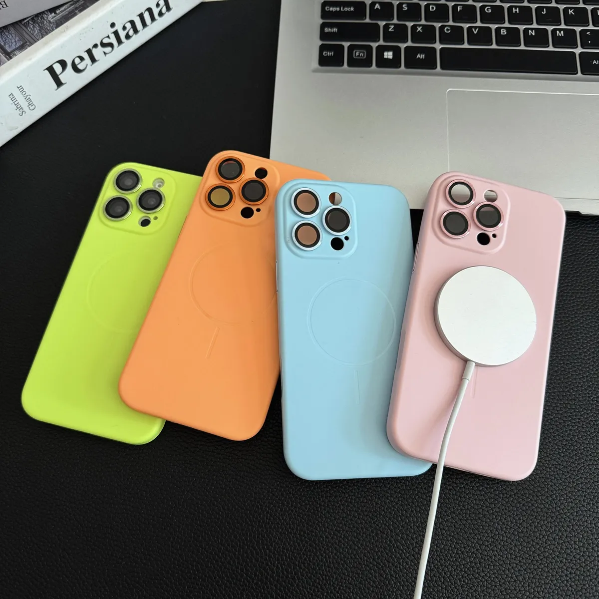 拍照按键全包适用苹果16pro手机壳自带镜头膜16promax新款多巴胺iPhone15简约14promax高级感防摔男女个性外壳 - 图片 9