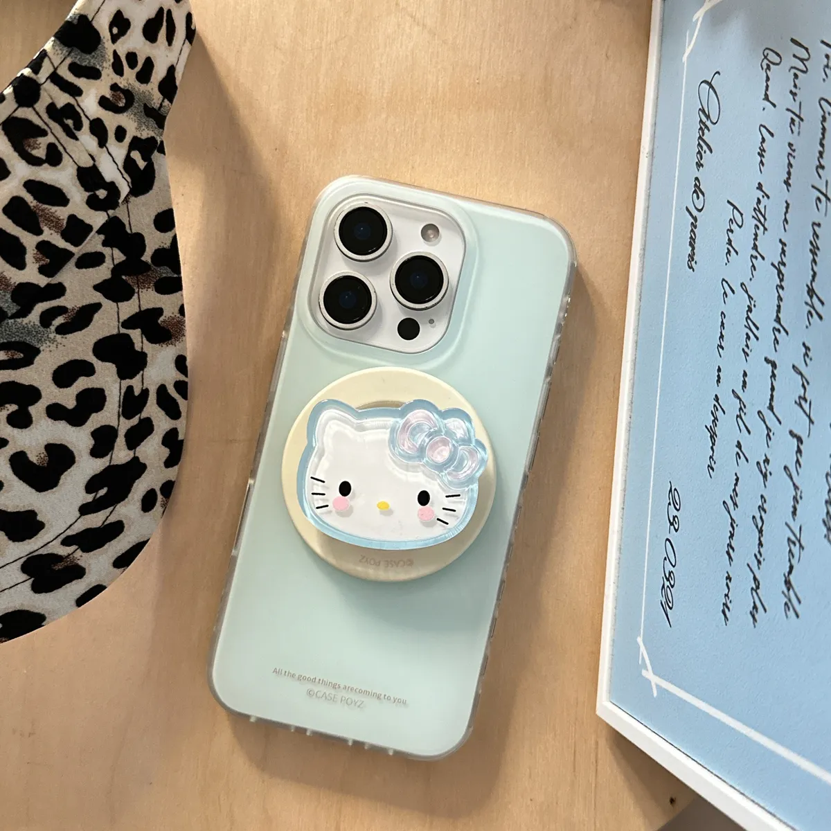 磁吸支架果冻Kitty适用于苹果16/15/14/13/promax手机壳iphone16promax可爱卡通