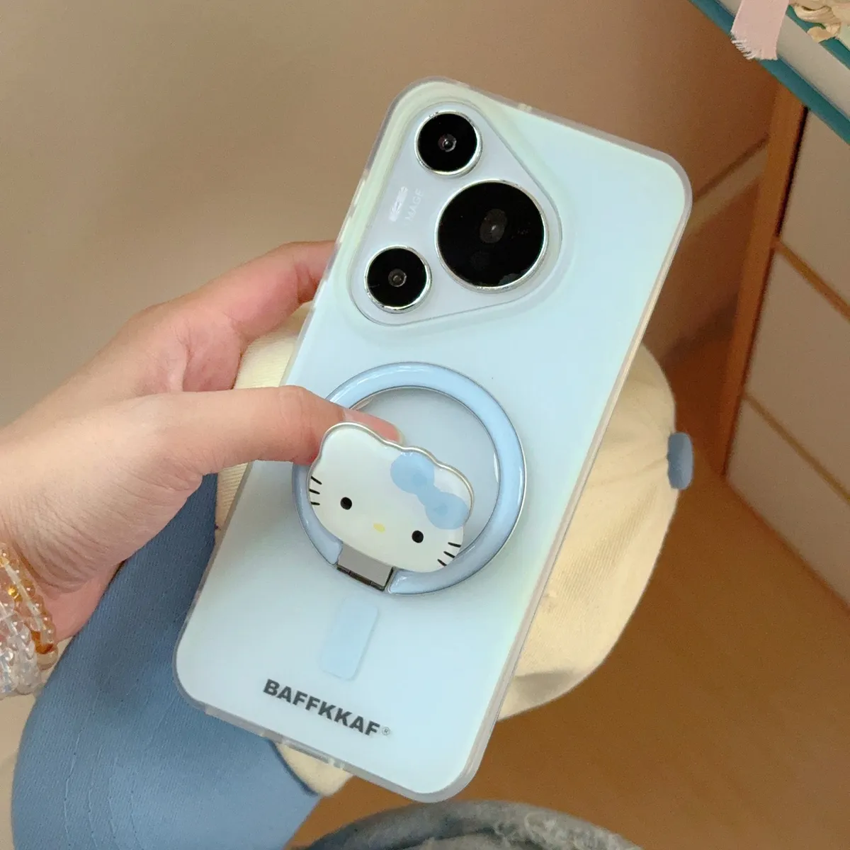 马卡龙4色磁吸支架适用华为mate70pro+手机壳pura80pro磨砂磁吸壳mate60/50pro保护套p60新款pura40pro女 - 图片 7