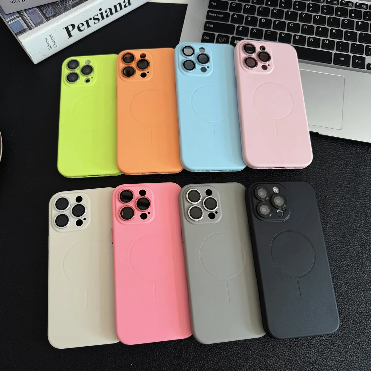 拍照按键全包适用苹果16pro手机壳自带镜头膜16promax新款多巴胺iPhone15简约14promax高级感防摔男女个性外壳 - 图片 6