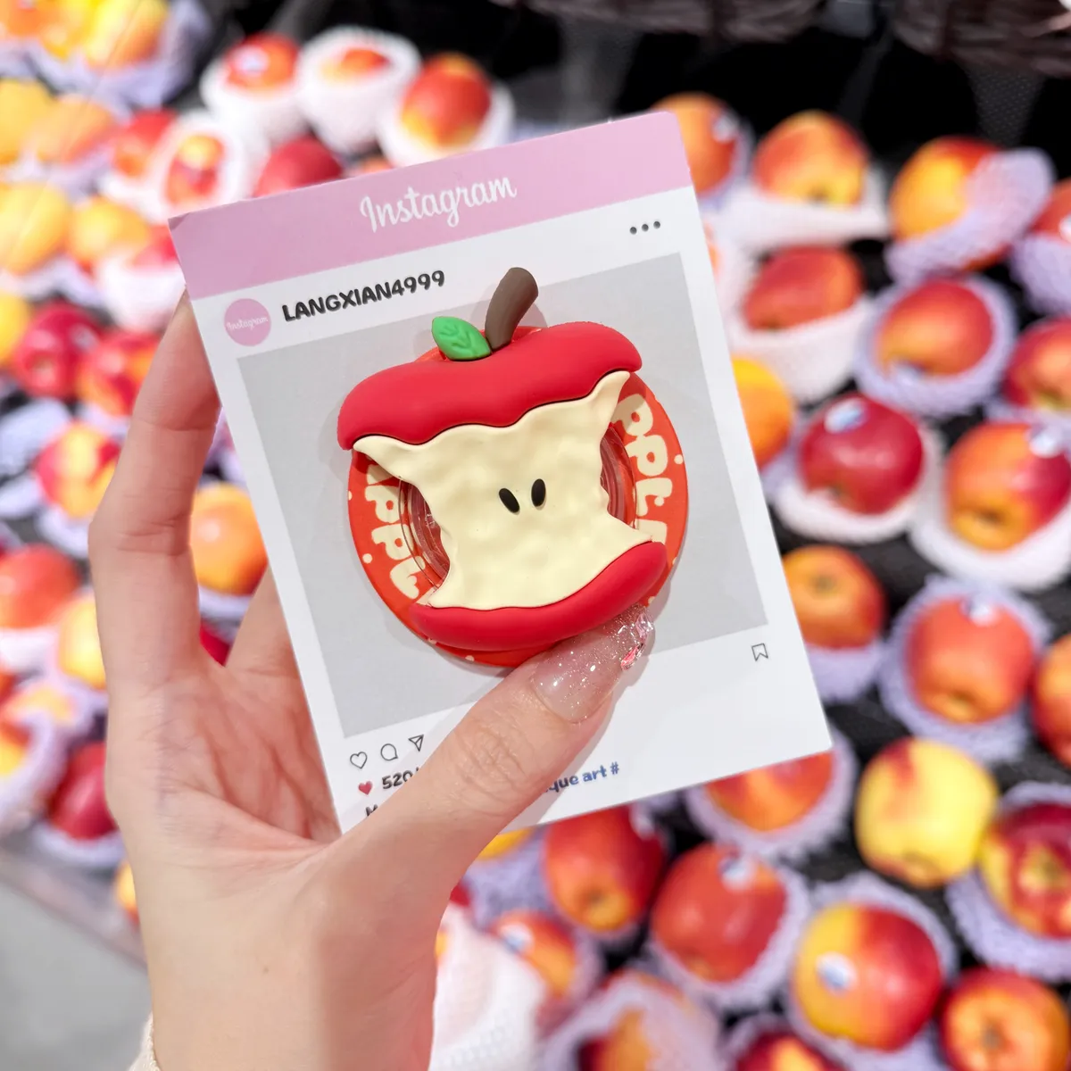 立体咬一口苹果创意适用苹果16promax手机壳苹果支架iphone14新款15promax磁吸菲林壳 - 图片 5