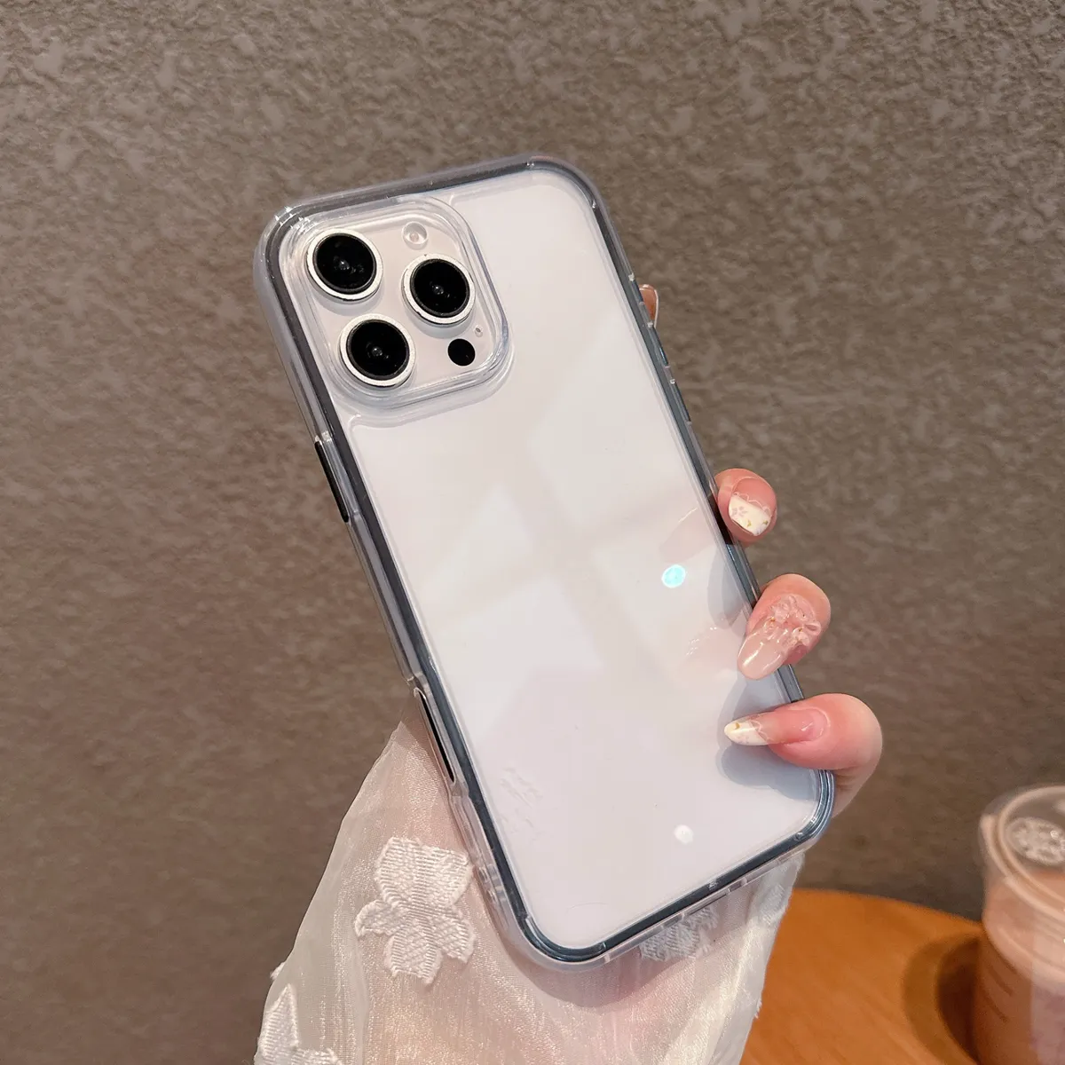 苹果16 ins高颜值透色iPhone16promax手机壳硅胶15plus三合一14promax新款13promax防摔12promax保护套11软12 - 图片 7