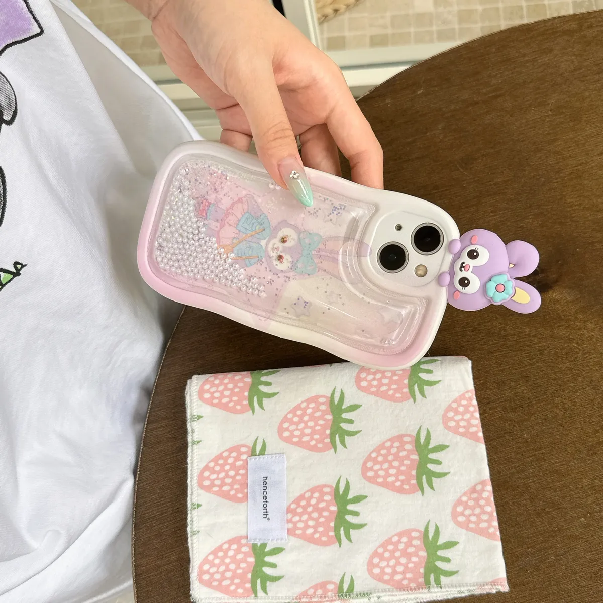 适用iphone14promax手机壳苹果13流沙紫色ins趴趴星黛露12可爱唯美13pro max手机套15女款11网红卡通14plus防摔16保护套 - 图片 7