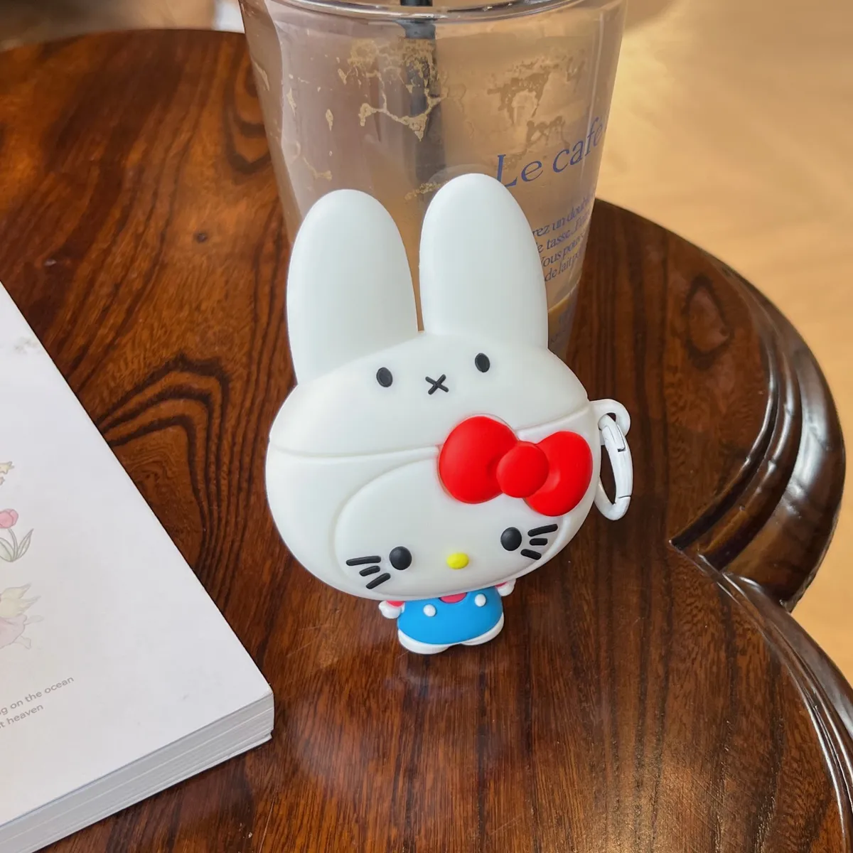 硅胶米菲KT耳机套适用苹果 AirPods Pro 第二代 新款耳机壳AirPods 1/2防摔AirPods 3简约保护套AirPods 4防尘高级感 - 图片 6