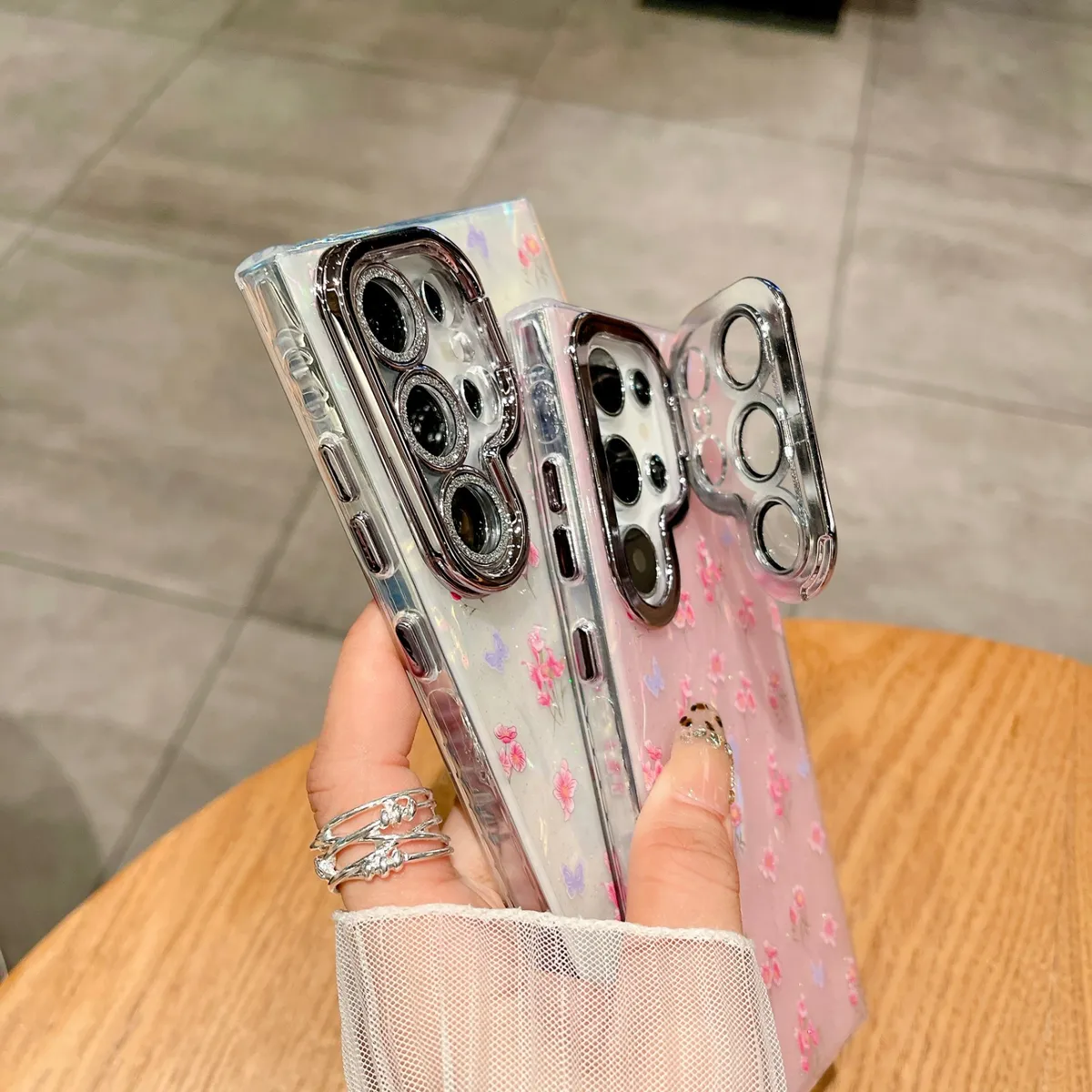 适用三星S25Ultra手机壳新款镜头支架三星galaxyS25补妆镜保护套三星S24Ultra防摔S24卡通创意s25+ - 图片 8