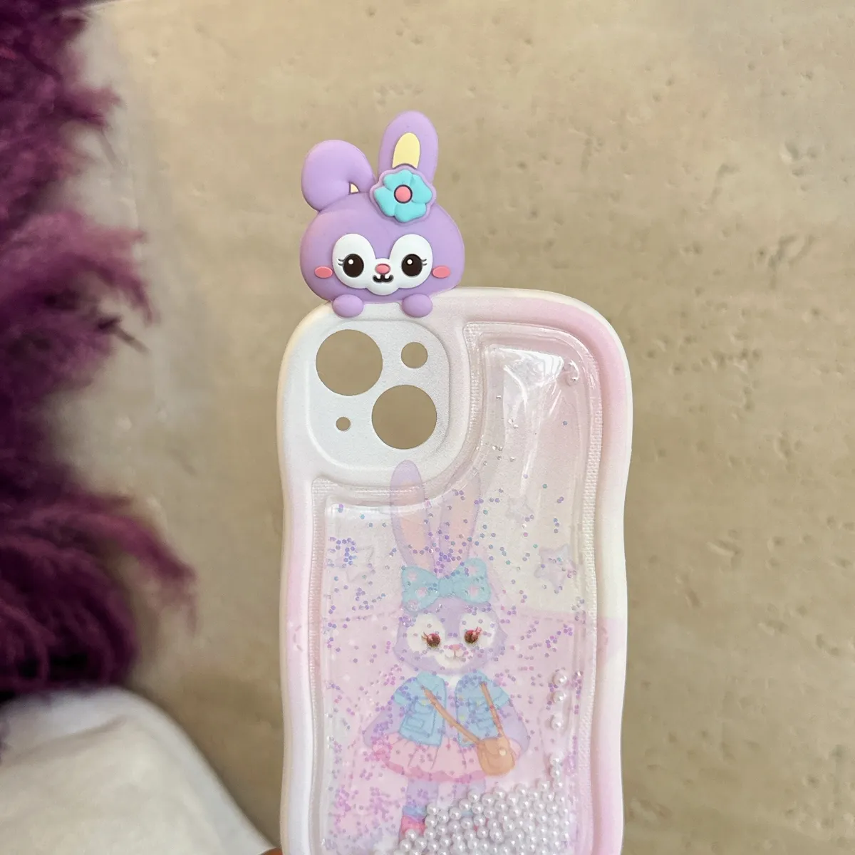 适用iphone14promax手机壳苹果13流沙紫色ins趴趴星黛露12可爱唯美13pro max手机套15女款11网红卡通14plus防摔16保护套 - 图片 3