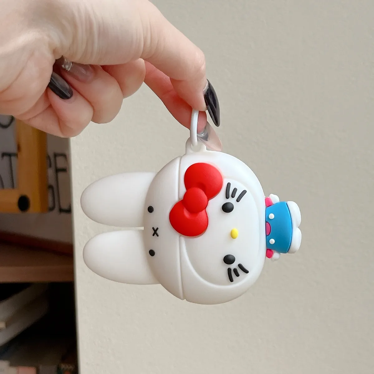 硅胶米菲KT耳机套适用苹果 AirPods Pro 第二代 新款耳机壳AirPods 1/2防摔AirPods 3简约保护套AirPods 4防尘高级感