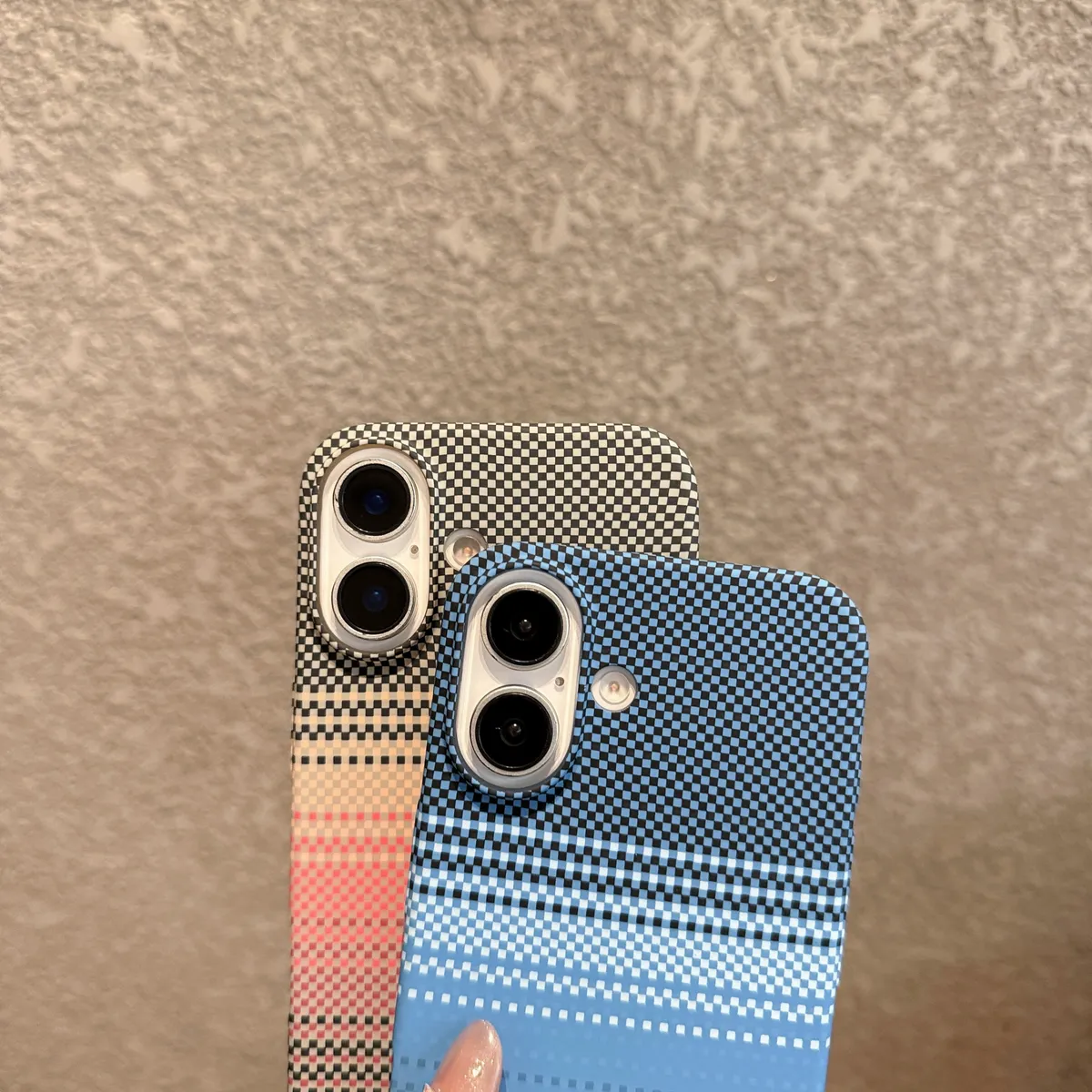 大孔碳纤维凯夫拉纹适用iPhone15ProMax苹果16手机壳14pro新款11超薄12磨砂13pro浮雕14男女16pm防摔套15plus - 图片 4