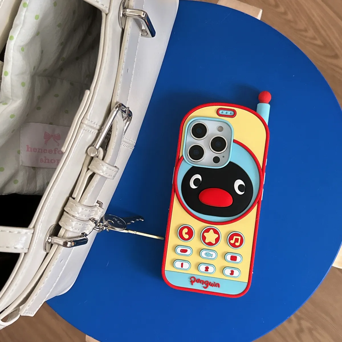 卡通立体可爱pingu企鹅大哥大iPhone15promax手机壳苹果16pro保护套13硅胶14防摔新款情侣创意软壳 - 图片 5