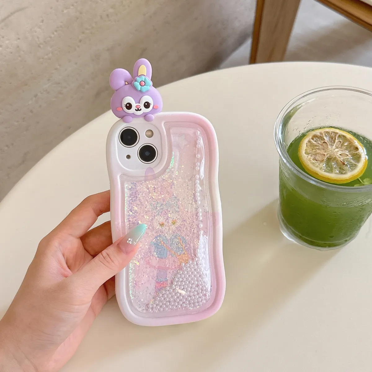 适用iphone14promax手机壳苹果13流沙紫色ins趴趴星黛露12可爱唯美13pro max手机套15女款11网红卡通14plus防摔16保护套 - 图片 2