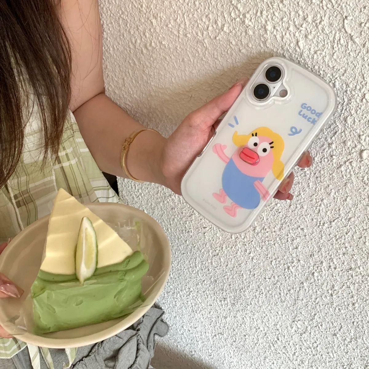 旋转腊肠嘴手链适用于苹果16/15/14/13/promax手机壳iphone16promax可爱卡通 - 图片 7
