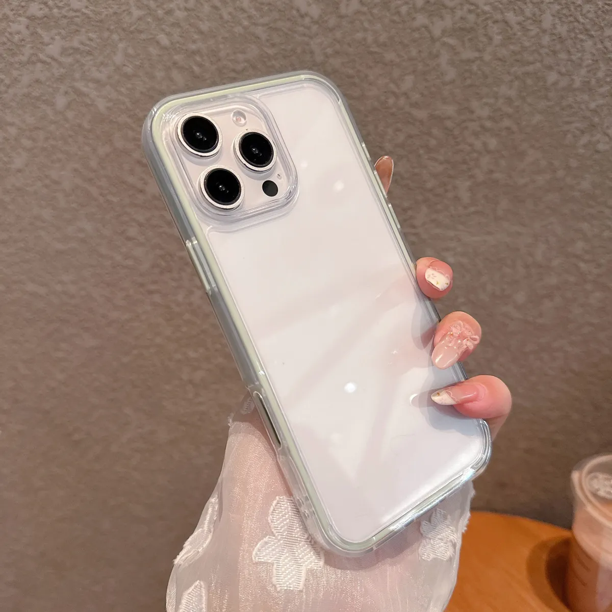 苹果16 ins高颜值透色iPhone16promax手机壳硅胶15plus三合一14promax新款13promax防摔12promax保护套11软12 - 图片 3