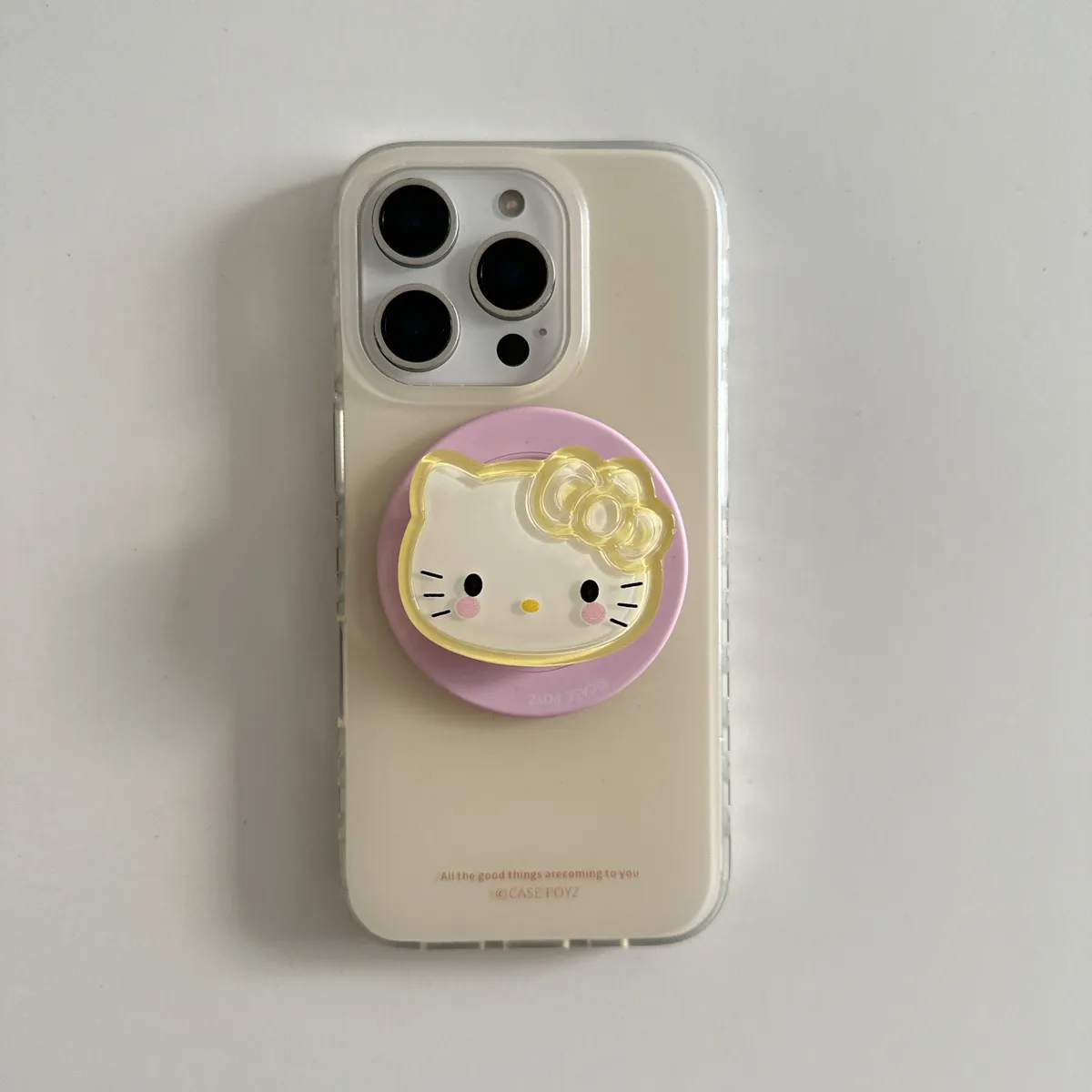 磁吸支架果冻Kitty适用于苹果16/15/14/13/promax手机壳iphone16promax可爱卡通 - 图片 5