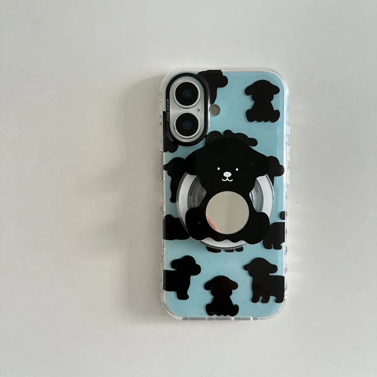 黑色镜子动物适用于苹果16/15/14/13/promax手机壳iphone16promax可爱卡通 - 图片 10