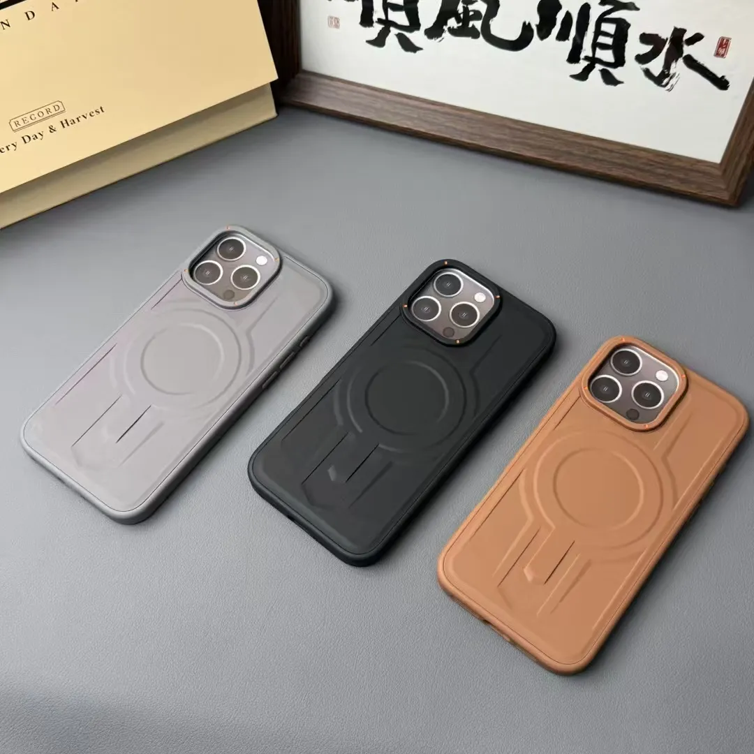 铠甲二合一磁吸充电适用苹果16ProMax手机壳旋转指环支架iPhone15pro新款14pm轻薄防摔13全包硅胶男女高级感 - 图片 4
