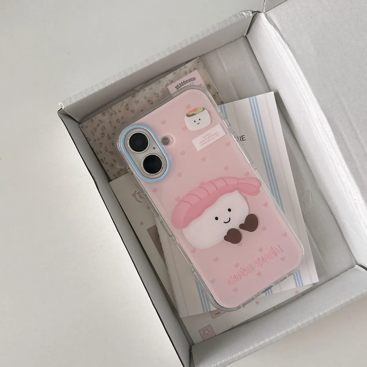 气垫IMD饭团吐司三文鱼适用苹果16promax波点萝卜兔子手机壳卡通iphone13新款14pro防摔15ProMax女16pro可爱14/13Pro全包 - 图片 4