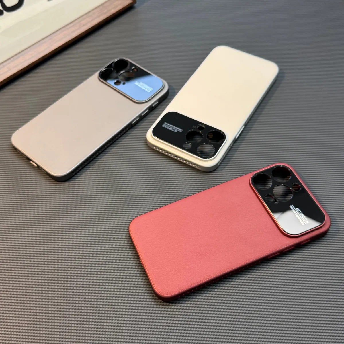 秒变苹果17适用于苹果16promax手机壳新款磁吸iphone15ProMax真皮全包防摔保护套14pro超薄散热简约高级感营 - 图片 2