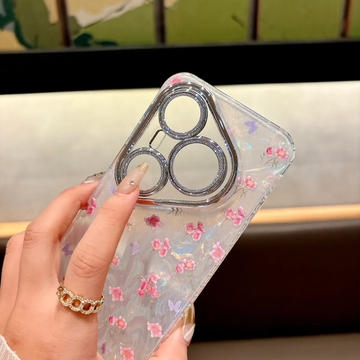 Pura80pro补妆镜子手机壳高级感PURA70保护套防摔Mate70适用苹果17promax/16promax - 图片 9