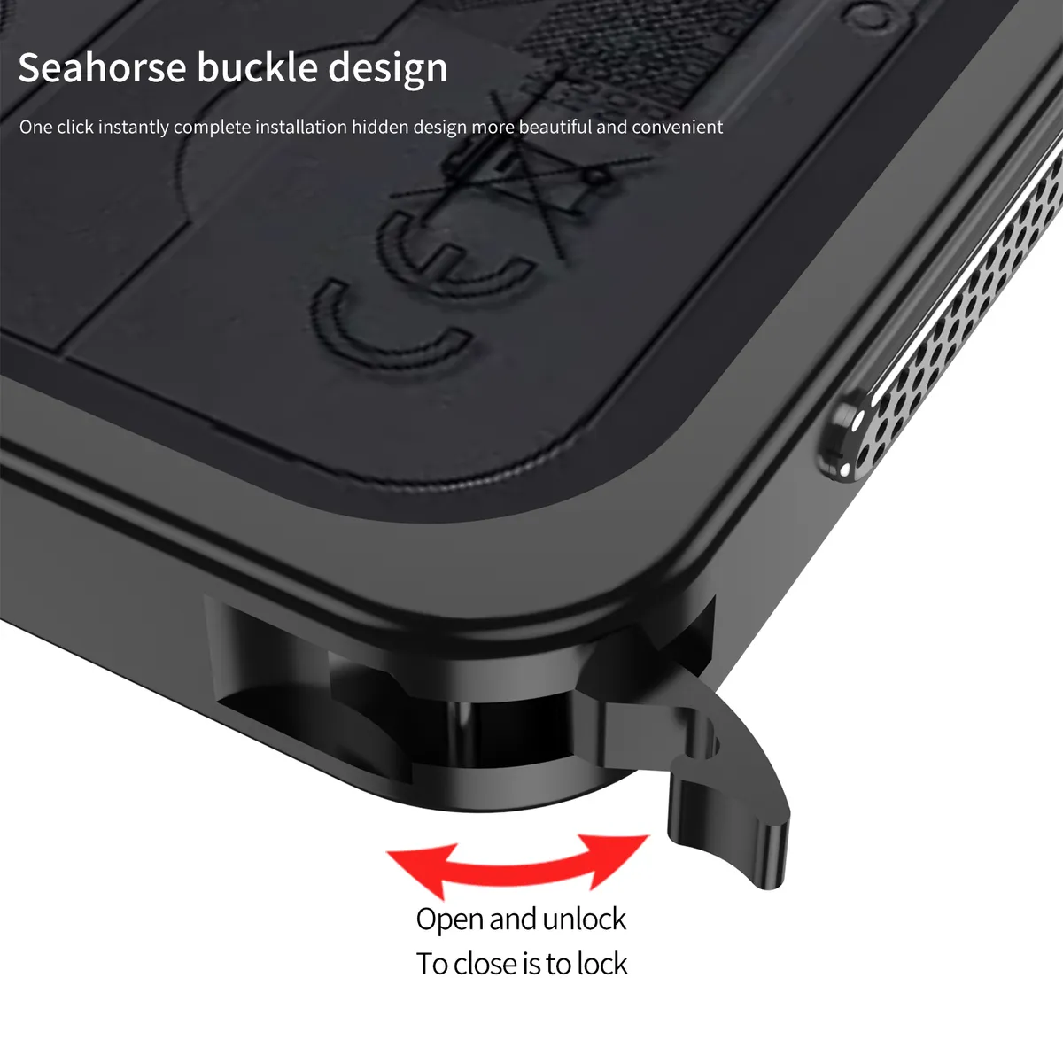 适用于nothingphone3金属海马扣防摔散热超跑边框带镜头保护套手机壳 - 图片 2
