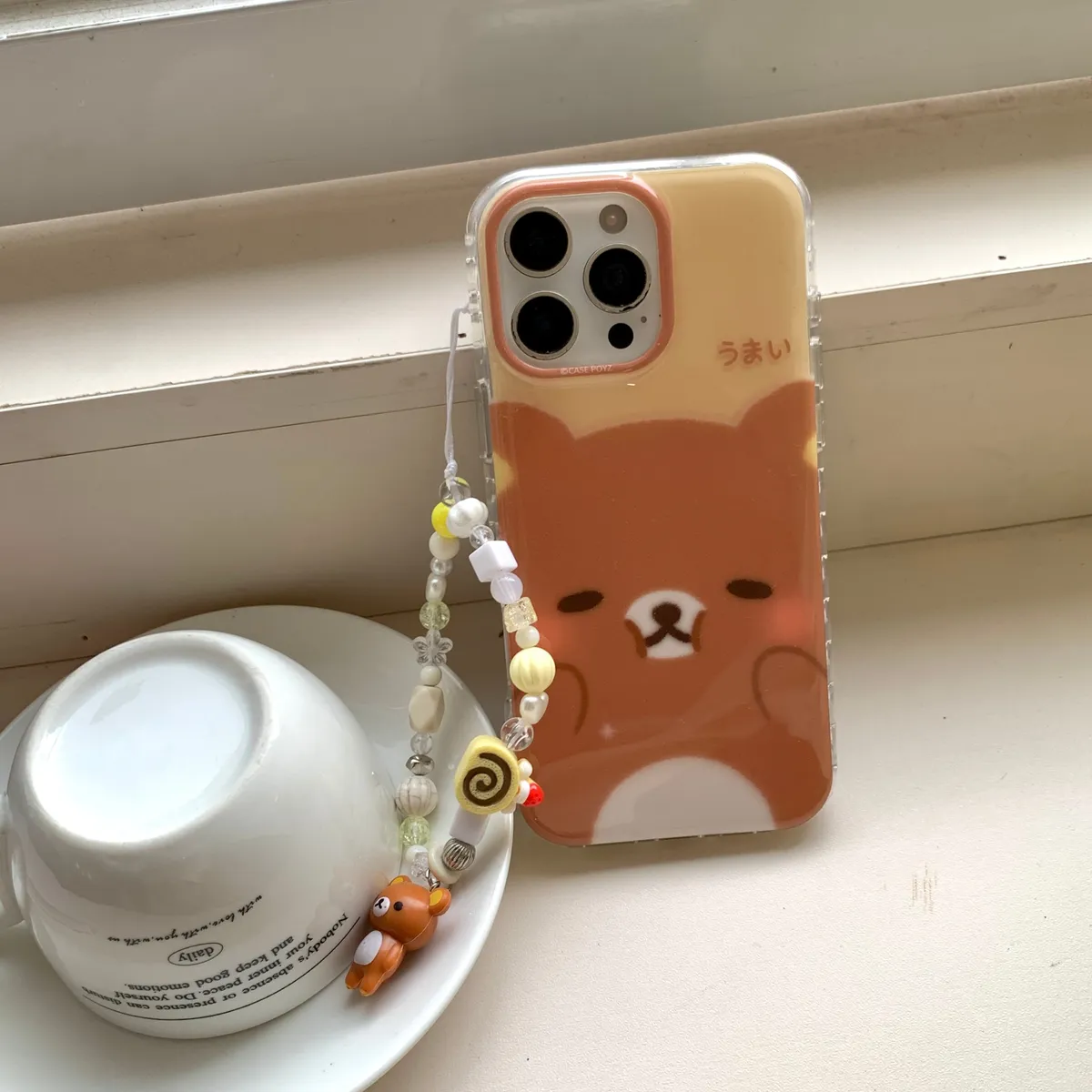 捏捏脸轻松熊适用于苹果16/15/14/13/promax手机壳iphone16promax可爱卡通 - 图片 5