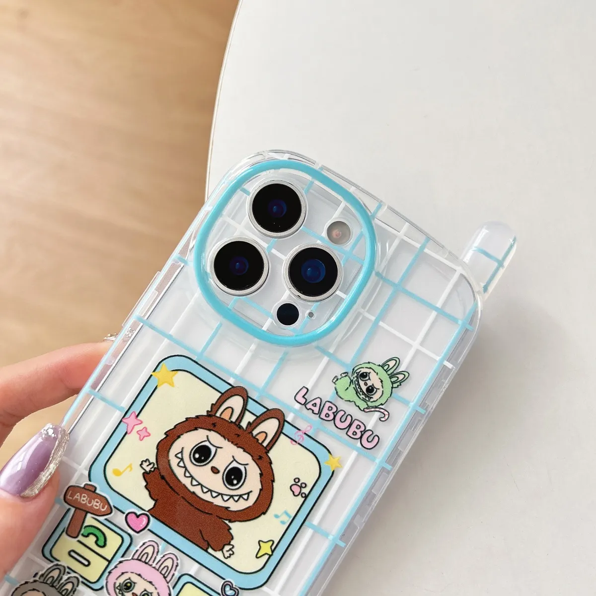 大哥大拉布布适用苹果16promax手机壳相框卡通创意iphone13新款大哥大造型15promax全包彩绘保护套 - 图片 3