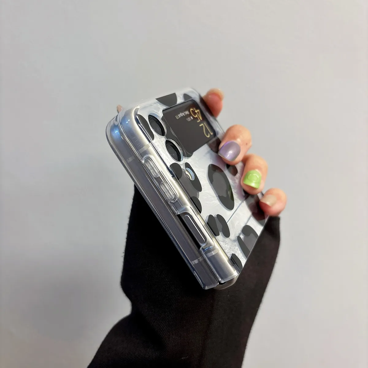 适用iphone16promax苹果15手机壳新款14创意13pro女款超火防摔保护套三星上下折叠豹纹 - 图片 6