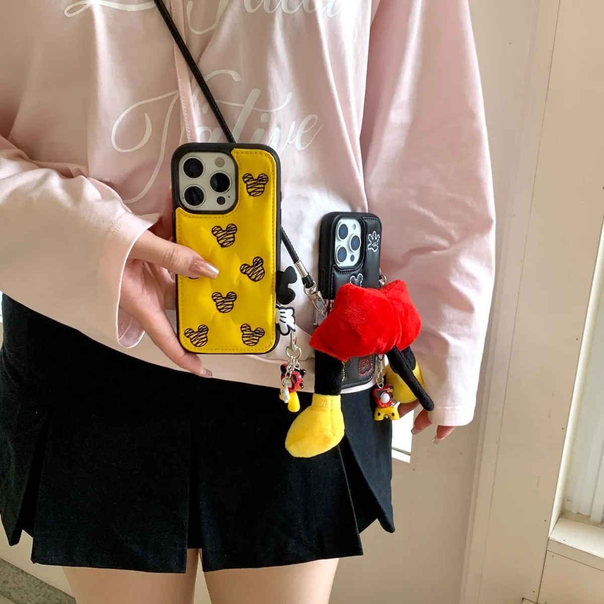 刺绣-米奇适用于苹果16/15/14/13/promax手机壳iphone16promax可爱卡通 - 图片 6