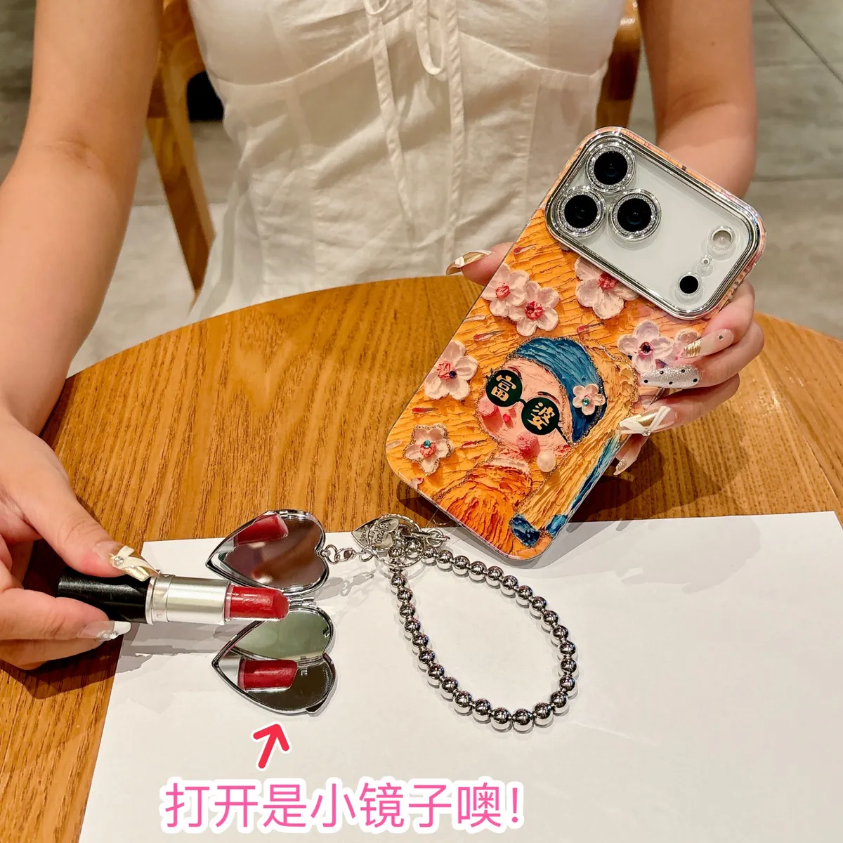 适用苹果系列iPhone17新款手机壳个性时尚17promax/15promax富婆13pro16promax银灰色闪粉镜头保护套 - 图片 11