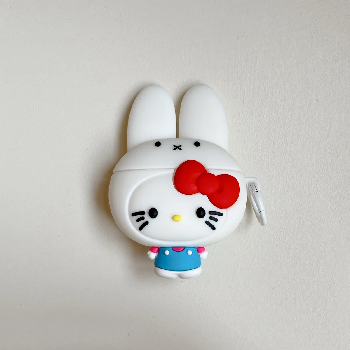 硅胶米菲KT耳机套适用苹果 AirPods Pro 第二代 新款耳机壳AirPods 1/2防摔AirPods 4简约保护套AirPods 3防尘高级感 - 图片 5
