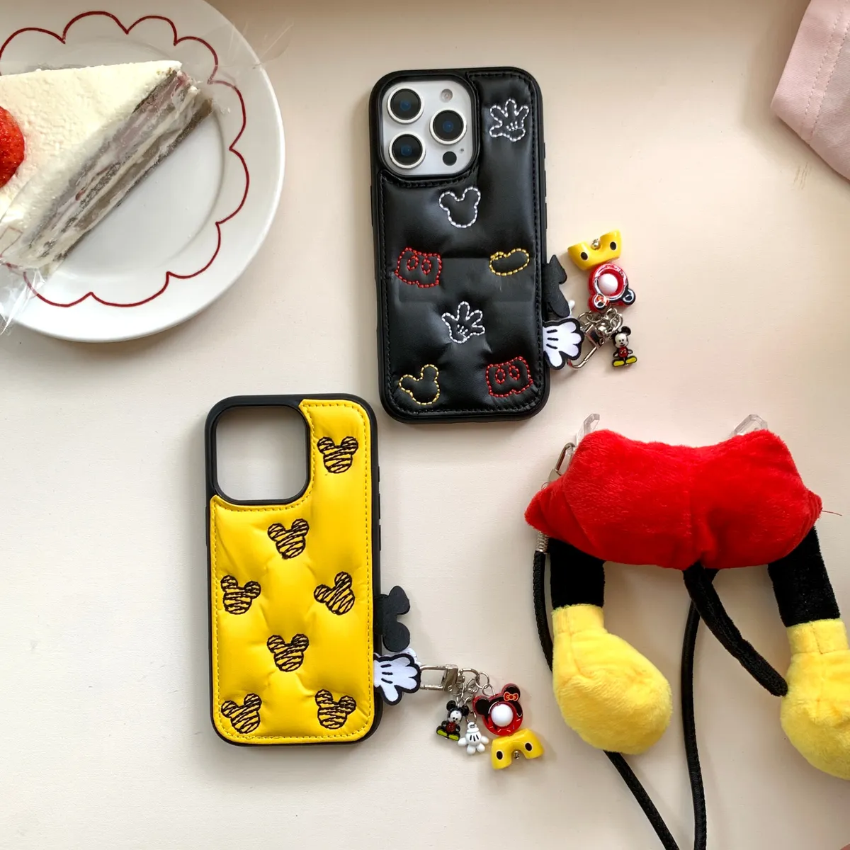 刺绣-米奇适用于苹果16/15/14/13/promax手机壳iphone16promax可爱卡通
