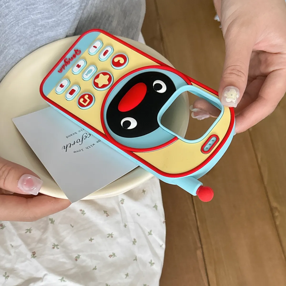 卡通立体可爱pingu企鹅大哥大iPhone15promax手机壳苹果16pro保护套13硅胶14防摔新款情侣创意软壳 - 图片 7