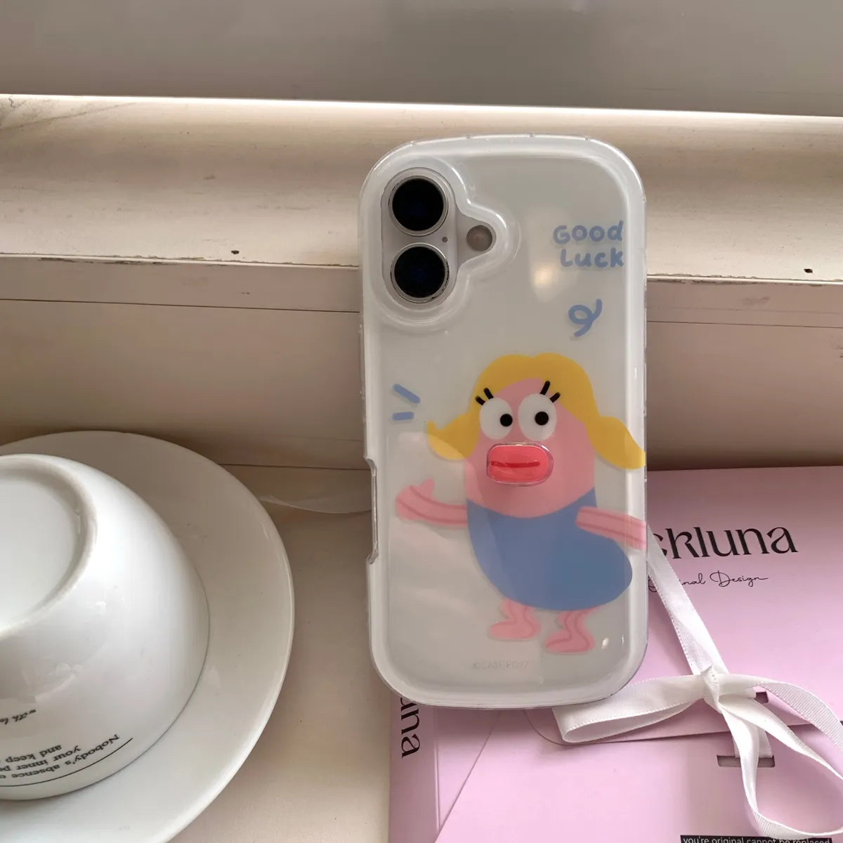 旋转腊肠嘴手链适用于苹果16/15/14/13/promax手机壳iphone16promax可爱卡通