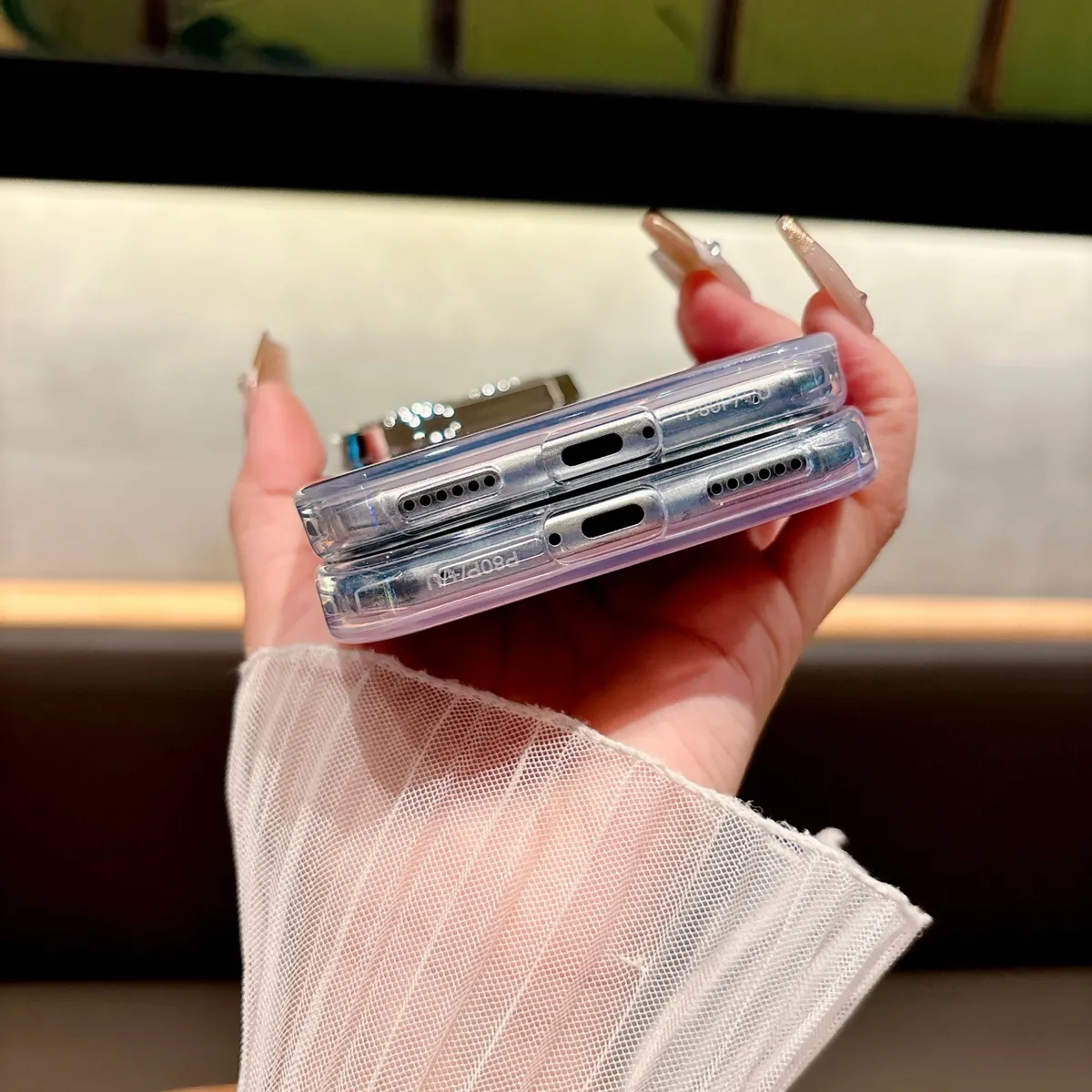 贝壳纹磁吸树莓粉Pur80Pro+手机壳P70pro简约适用苹果17promax防摔保护壳套16promax硬s25ultra