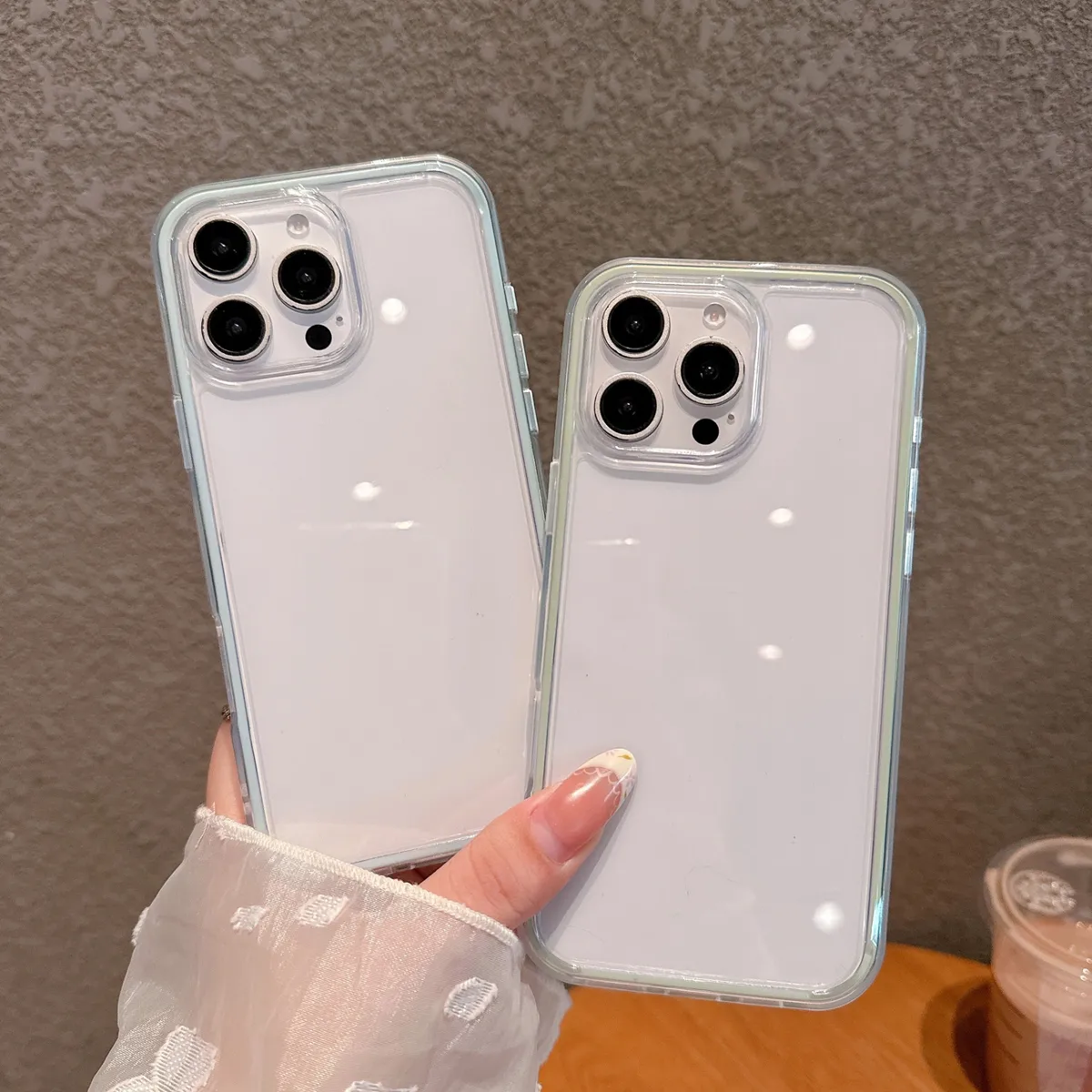 苹果16 ins高颜值透色iPhone16promax手机壳硅胶15plus三合一14promax新款13promax防摔12promax保护套11软12 - 图片 6