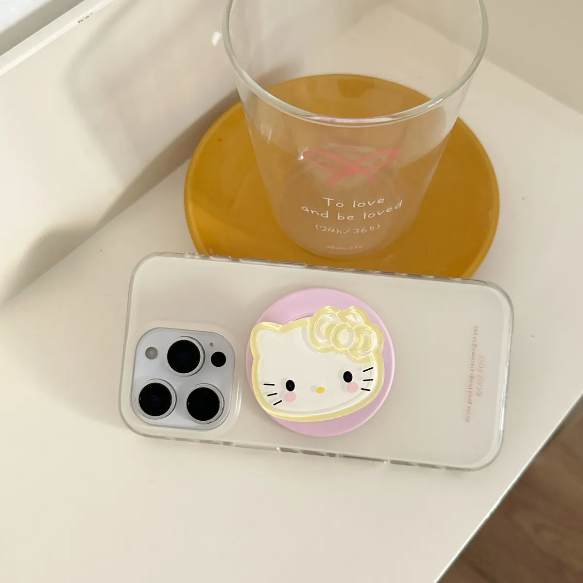 磁吸支架果冻Kitty适用于苹果16/15/14/13/promax手机壳iphone16promax可爱卡通 - 图片 4