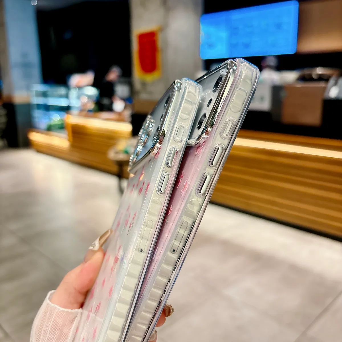 韩系ins粉色小碎花贝壳纹适用苹果17promax手机壳iphone17pro新款16少女14pro高级11梦幻14防摔15自带镜头膜 - 图片 11