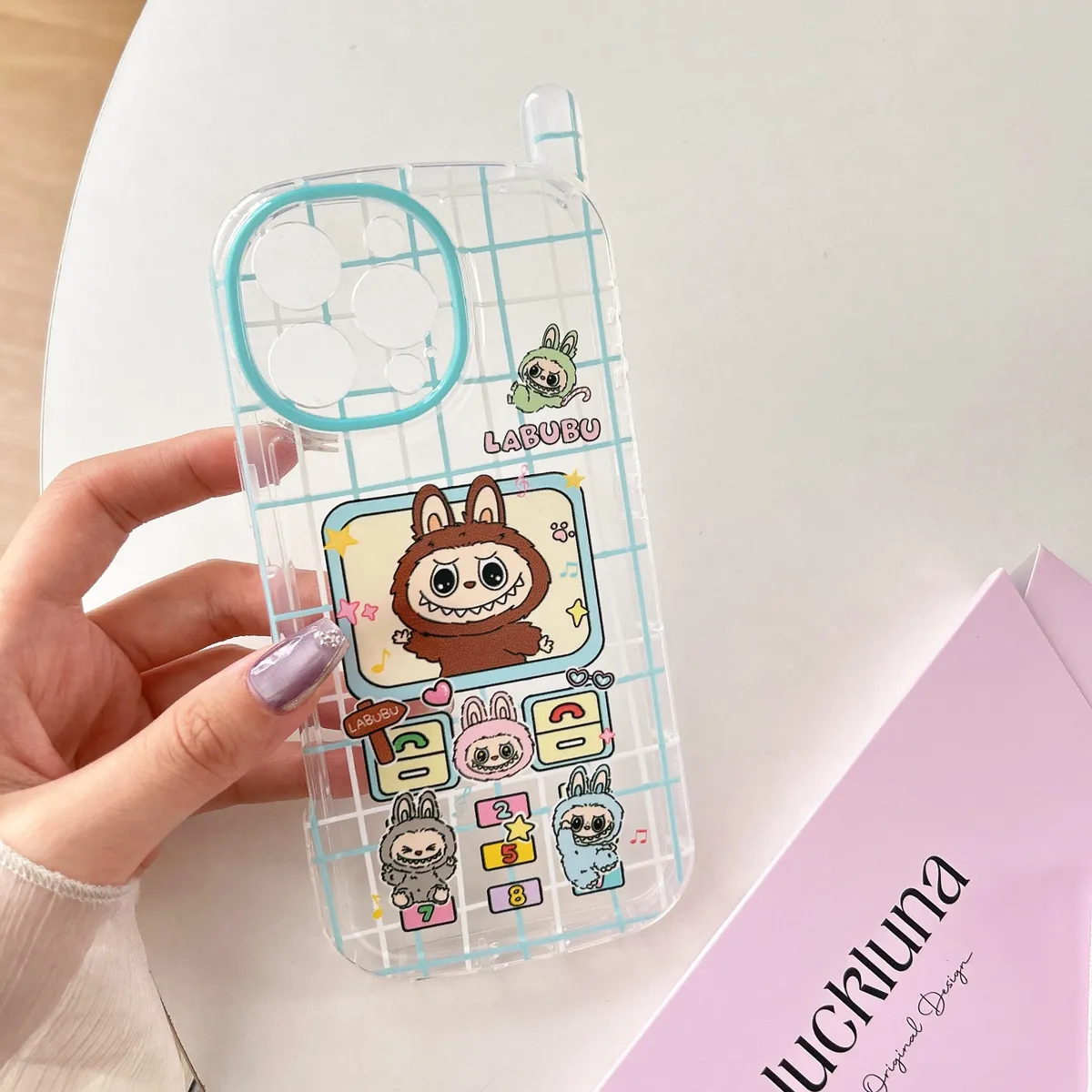 大哥大拉布布适用苹果16promax手机壳相框卡通创意iphone13新款大哥大造型15promax全包彩绘保护套 - 图片 9