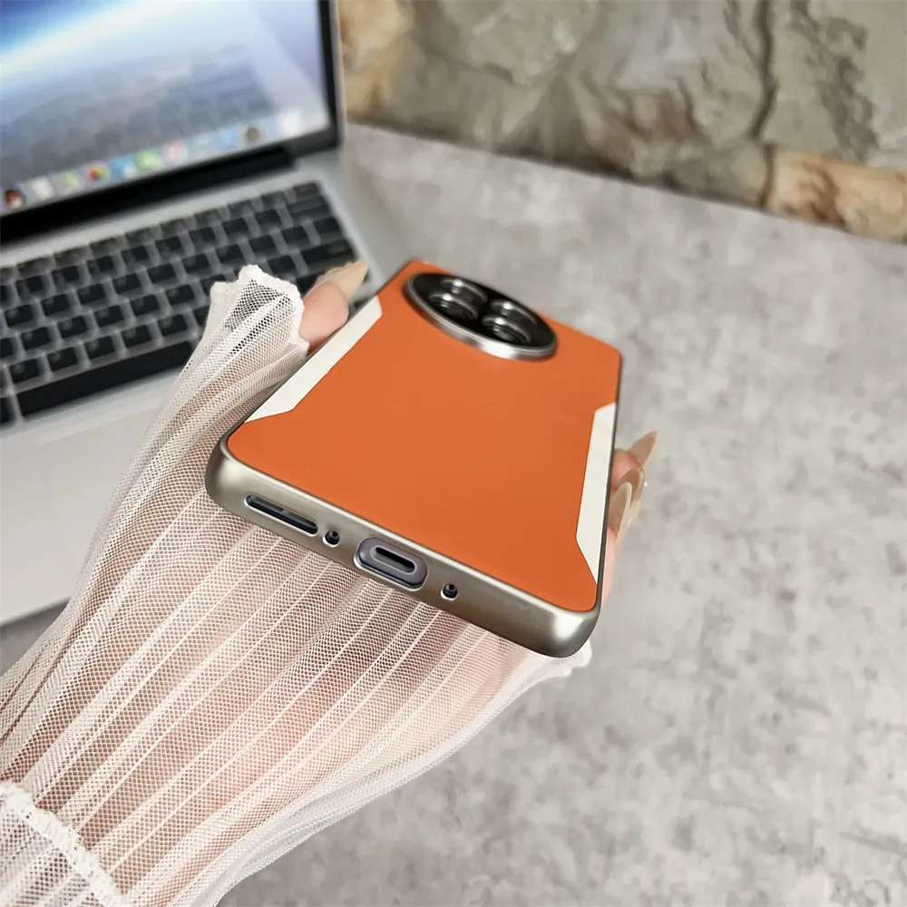 适用于一加Ace5pro手机壳 柔甲腰线款 电镀全包防摔镜头精孔保护套 - 图片 5