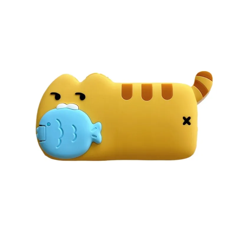 可爱猫吃鱼适用iPhone16promax手机壳新款苹果15佳通硅胶14全包防摔 - 图片 2