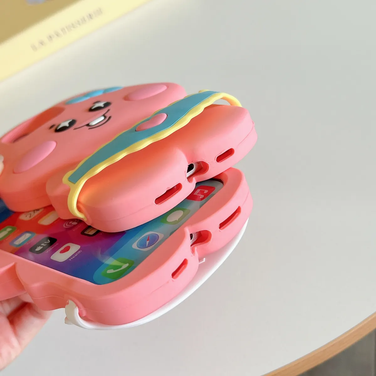 小裤裤粉兔手机壳适用于iPhone 16 Pro Max/16 pro可爱14 Pro/15pro少女心 - 图片 2