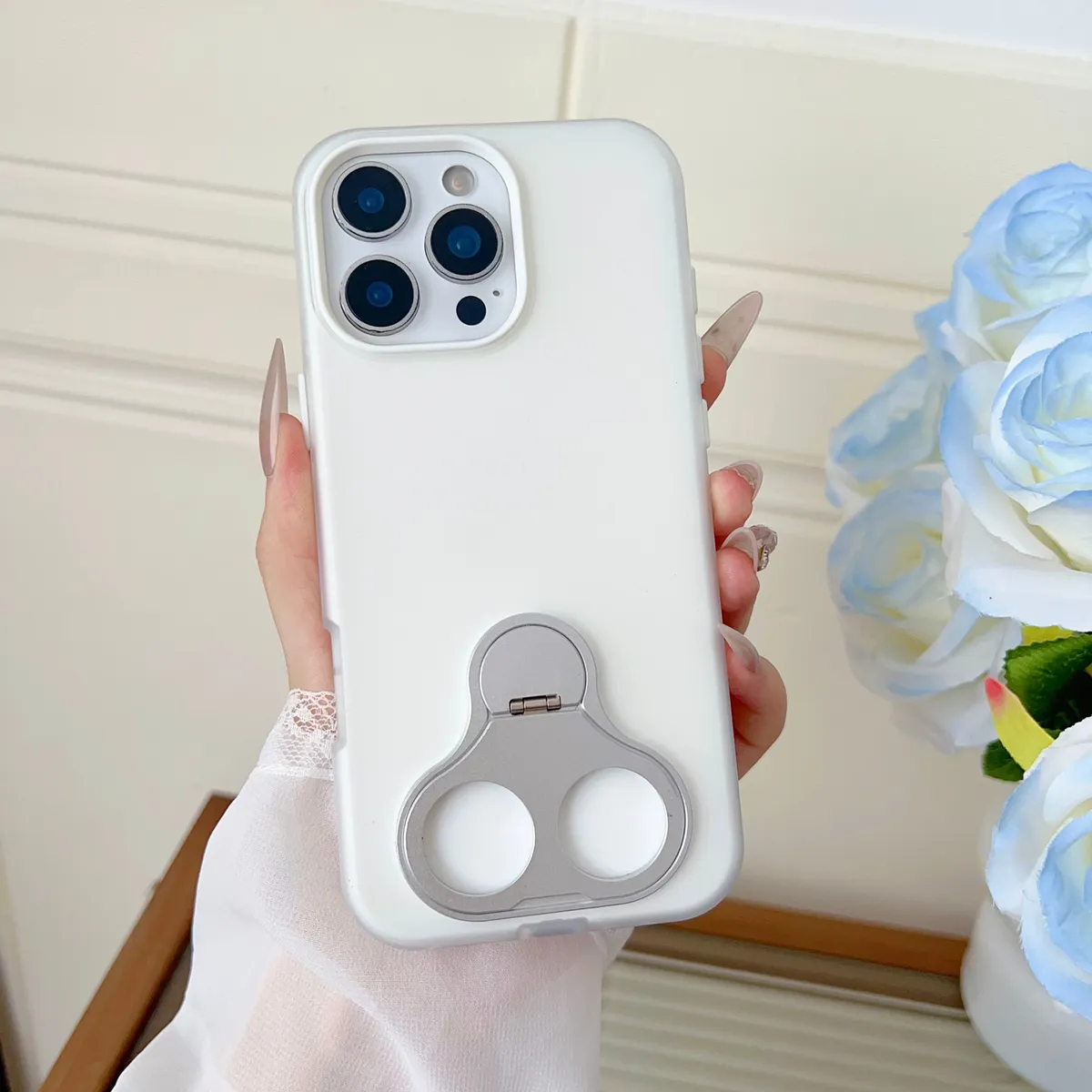 支架二合一硬壳适用16promax苹果15pro手机壳iPhone13新款14promax全包防摔16简约保护套14男女 - 图片 8
