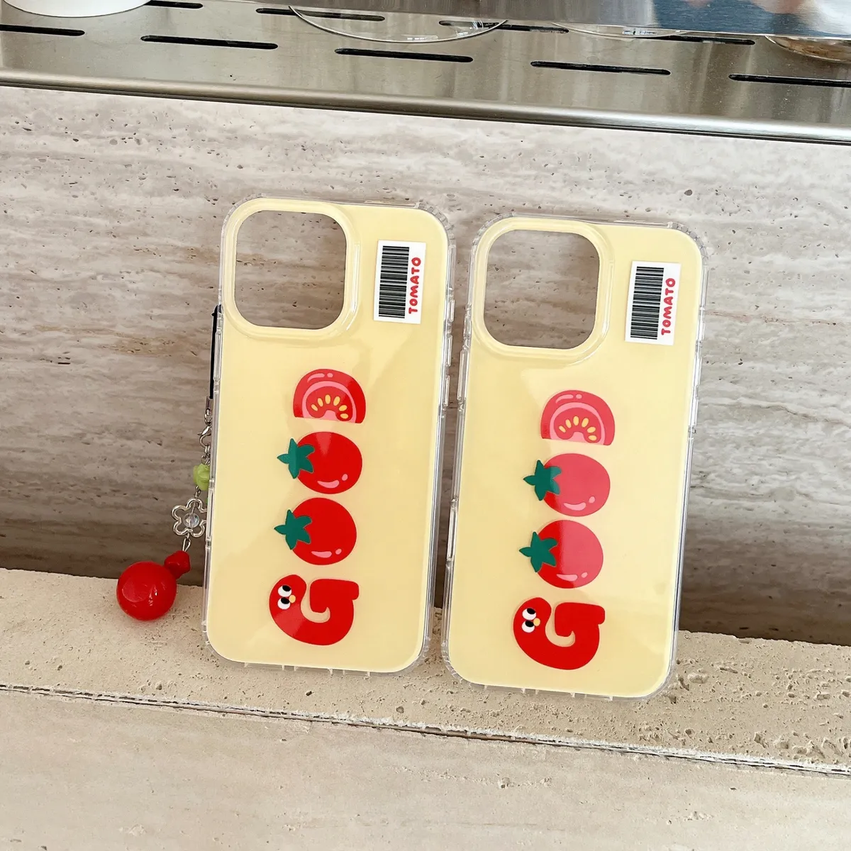 双层imd触摸ai按键番茄适用苹果16手机壳IPhone15promax简约ind英文good - 图片 2