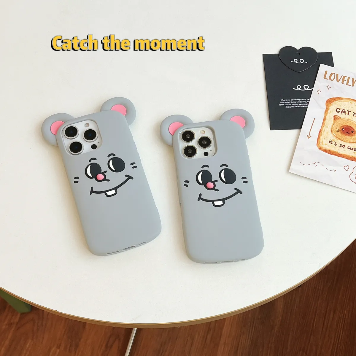 老鼠手机壳适用于iPhone16/16pro全包保护套15pro/15ins风13/14 - 图片 10