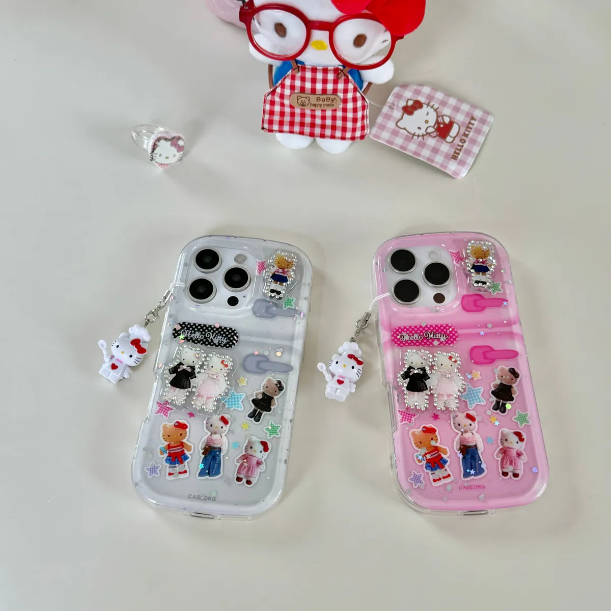 长腿hellokitty冰箱适用可爱16ProMax苹果手机壳iPhone15Pro14pm卡通系13保护套 - 图片 6